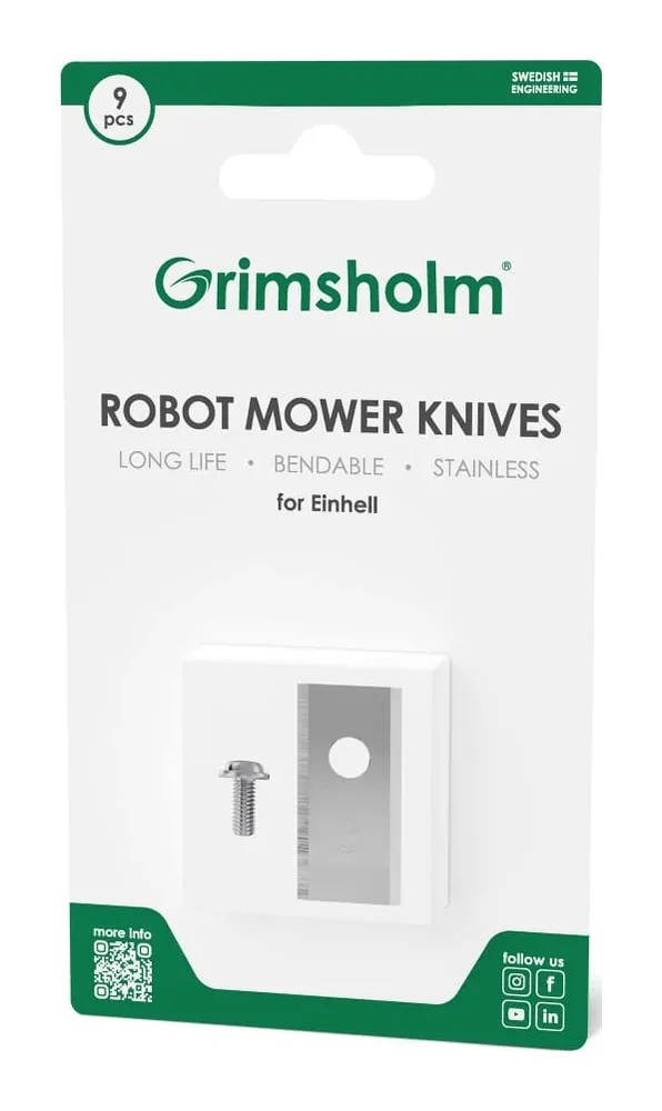 Einhell knive til robotplæneklipper, 9 stk.
