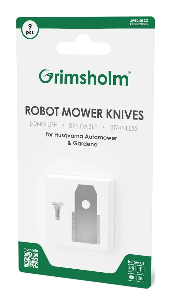 Husqvarna knive til robotplæneklipper, 9 stk.